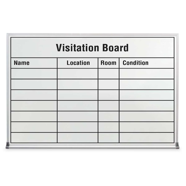 United Visual Products Corkboard, Fabric, Brnz/Surf, 3 Door, 72x48" UV307-BRONZE-SURF - main